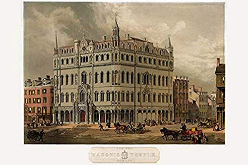 Buyenlarge 0-587-24846-7-P1827 Symbols-Masonic Temple Boston Paper Poster, 18" x 27" Buyenlarge 0-587-24846-7-P1827 Symbols-Masonic Temple Boston Paper Poster, 18" x 27"