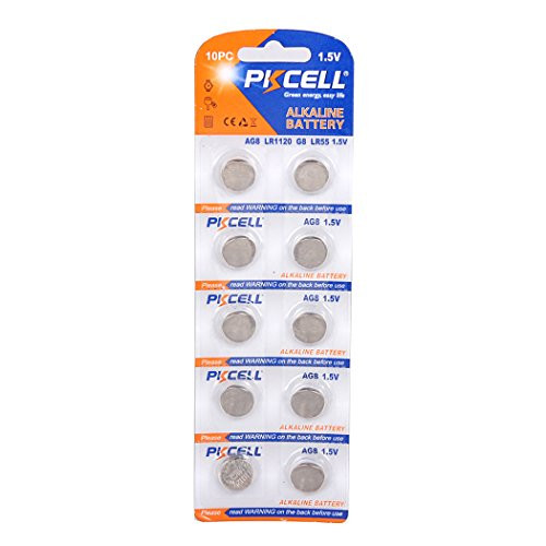 LR1120 LR55 AG8 G8 SR1120W 191 391 1.5V Alkaline Button Cell Watch Batteries 10Pcs