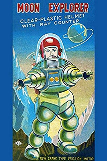 Buyenlarge 0-587-24927-7-P1218 Moon Explorer Paper Poster, 12" x 18"