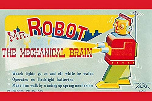 Buyenlarge 0-587-24929-3-P1218 Mr. Robot: The Mechanical Brain Paper Poster, 12" x 18" Buyenlarge 0-587-24929-3-P1218 Mr. Robot: The Mechanical Brain Paper Poster, 12" x 18"