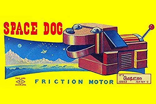 Buyenlarge 0-587-24953-6-P1827 Space Dog Paper Poster, 18" x 27"