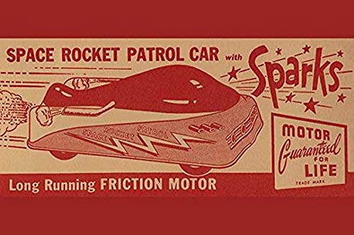 Buyenlarge 0-587-25088-7-P1827 Space Rocket Patrol Car Paper Poster, 18" x 27"
