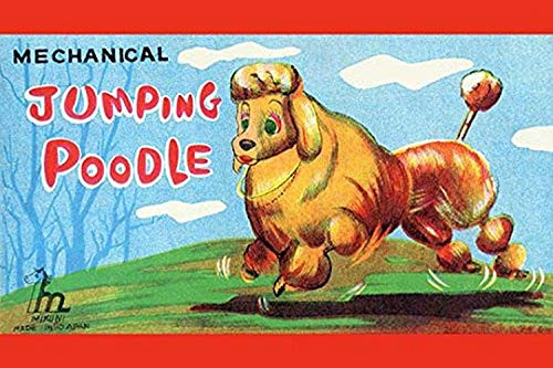 Buyenlarge 0-587-25112-3-P1827 Mechanical Jumping Poodle Paper Poster, 18" x 27"