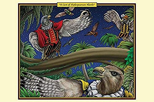 Buyenlarge 0-587-25300-2-P1827 A Cast of Shakespearean Hawks Paper Poster, 18" x 27"