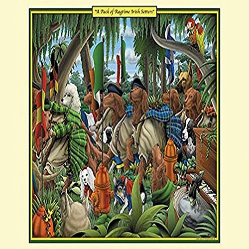 Buyenlarge 0-587-25309-6-P1218 A Pack of Ragtime Irish Setters Paper Poster, 12" x 18"