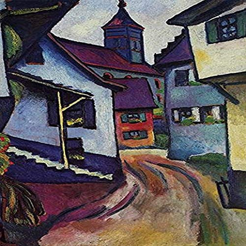 Buyenlarge 0-587-25348-7-P1218 Street with a Church in Kinder Paper Poster, 12" x 18" Buyenlarge 0-587-25348-7-P1218 Street with a Church in Kinder Paper Poster, 12" x 18"