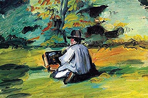 Buyenlarge 0-587-25362-2-P1827 Painter at Work Paper Poster, 18" x 27"