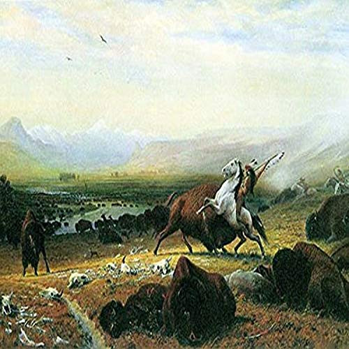 Buyenlarge The Last Buffalo - 8" X 12" Fine Art Giclee Print Buyenlarge The Last Buffalo - 8" X 12" Fine Art Giclee Print