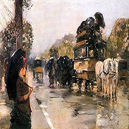 Buyenlarge Champs Elysees Paris - 8" X 12" Fine Art Giclee Print