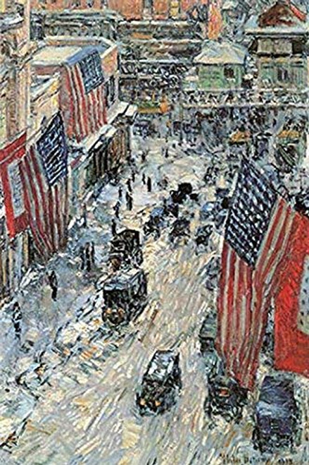 Buyenlarge 0-587-26038-6-P1827 Flags On Fifth Avenue, Winter 1918" Paper Poster, 18" x 27" Buyenlarge 0-587-26038-6-P1827 Flags On Fifth Avenue, Winter 1918" Paper Poster, 18" x 27"