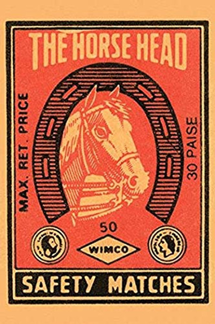 Buyenlarge 0-587-26135-8-P1827 The Horse Head Safety Matches Paper Poster, 18" x 27"