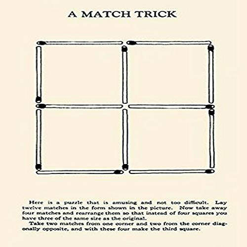 Buyenlarge A Match Trick - 8" X 12" Fine Art Giclee Print