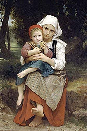 Buyenlarge 0-587-26230-3-P1827 Breton Brother and Sister Paper Poster, 18" x 27"