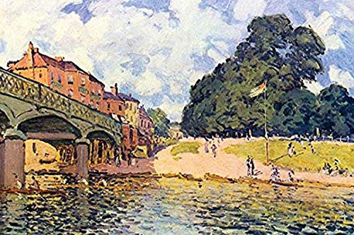 Buyenlarge 0-587-26301-6-P1827 Bridge On Hampton Court Paper Poster, 18" x 27"
