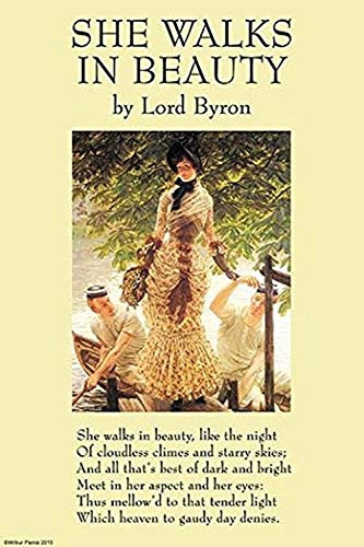 Buyenlarge 0-587-27191-4-P1827 She Walks in Beauty Paper Poster, 18" x 27"