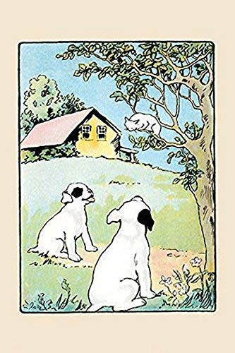 Buyenlarge 0-587-27300-3-P1827 Chasing Cats Up Trees Paper Poster, 18" x 27"