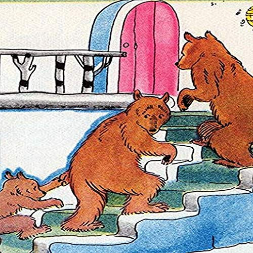 Buyenlarge 0-587-27555-3-P1218 The Three Bears Go Upstairs Paper Poster, 12" x 18"