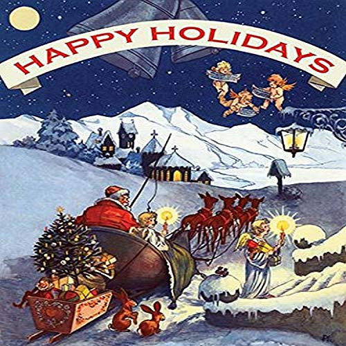 Buyenlarge 0-587-27572-3-P1218 Happy Holidays Paper Poster, 12" x 18"