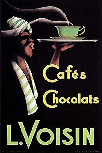 Buyenlarge 0-587-27622-3-P1827 Cafes Chocolats L. Voisin Paper Poster, 18" x 27"