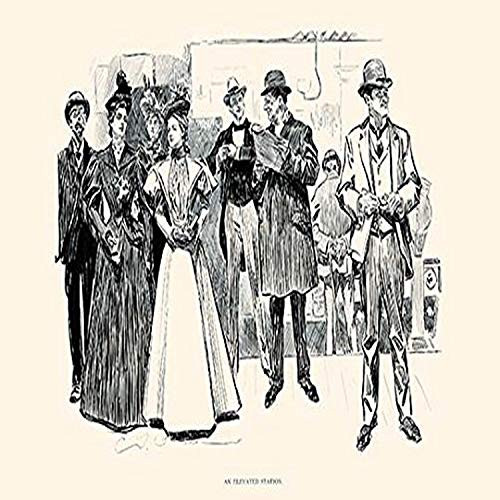 Buyenlarge 0-587-27731-9-G1827 'an Elevated Station' Giclee Fine Art Print, 18" x 27"