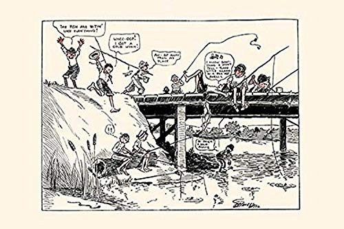 Buyenlarge 0-587-27808-0-G1624 Ellinwood's Bridge Fine Art Giclee Print, 16" x 24"