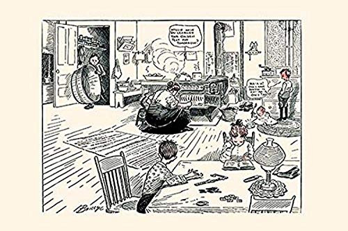 Buyenlarge 0-587-27829-3-G1624 Saturday Night Fine Art Giclee Print, 16" x 24"