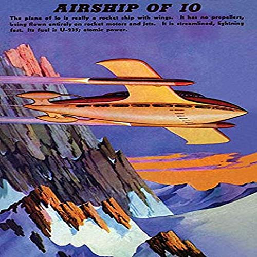 Buyenlarge 0-587-27858-7-P1218 Airship of Io Paper Poster, 12" x 18" Buyenlarge 0-587-27858-7-P1218 Airship of Io Paper Poster, 12" x 18"