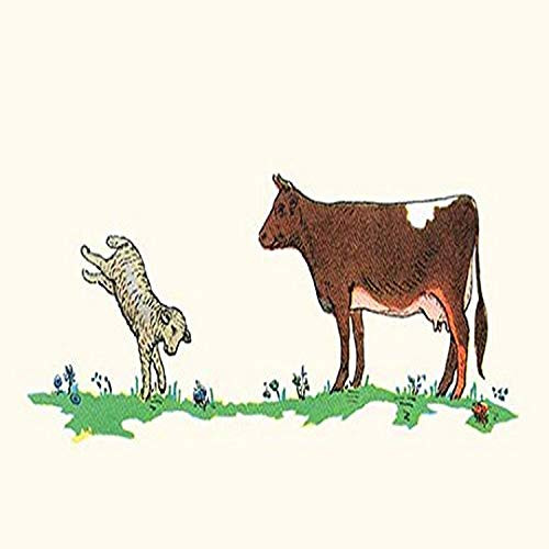 Buyenlarge Sheep and Cow - 8" X 12" Fine Art Giclee Print