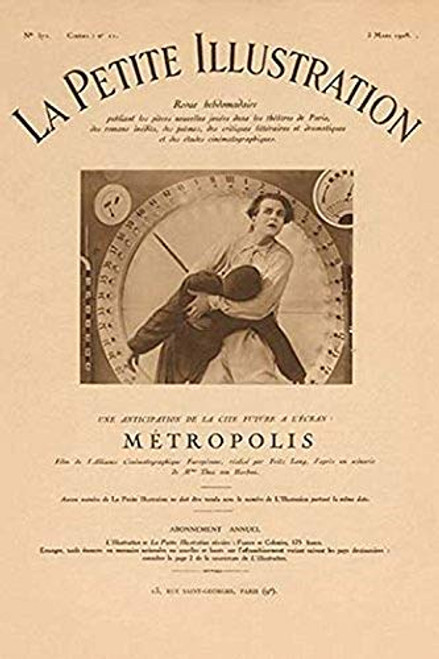 Buyenlarge 0-587-27939-7-G1624 La Petit Illustration Metropolis Fine Art Giclee Print, 16" x 24"