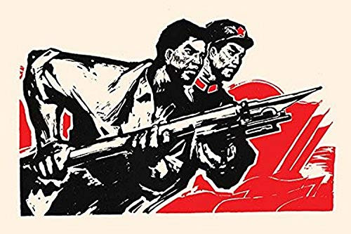 Buyenlarge 0-587-28038-7-P1827 Writers and Soldiers Work Together Paper Poster, 18" x 27"