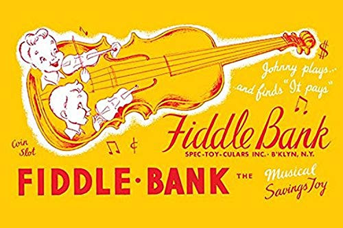 Buyenlarge 0-587-28040-9-P1827 Fiddle Bank Paper Poster, 18" x 27"