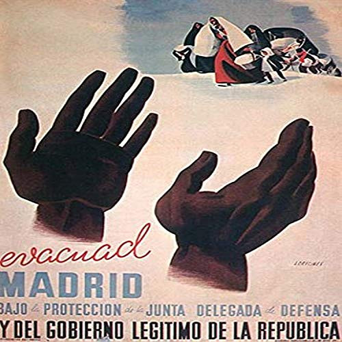 Buyenlarge 0-587-28383-1-P1218 Evacuate Madrid Paper Poster, 12" x 18"