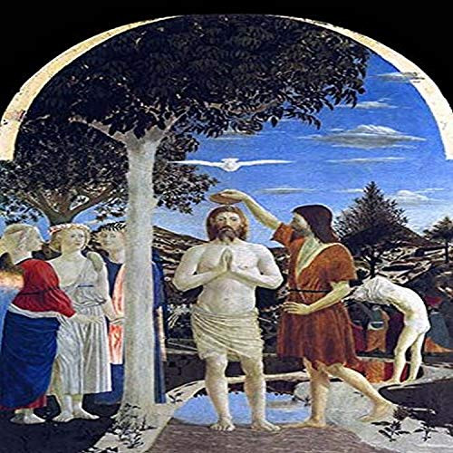 Buyenlarge 0-587-28897-3-G812 Baptism of Christ Fine Art Giclee Print, 8" x 12"