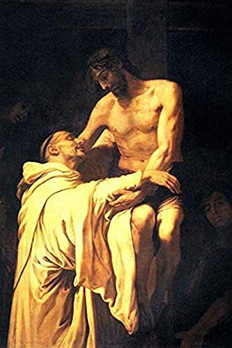 Buyenlarge 0-587-28968-6-P1827 Christ Embracing St. Bernard Paper Poster, 18" x 27"