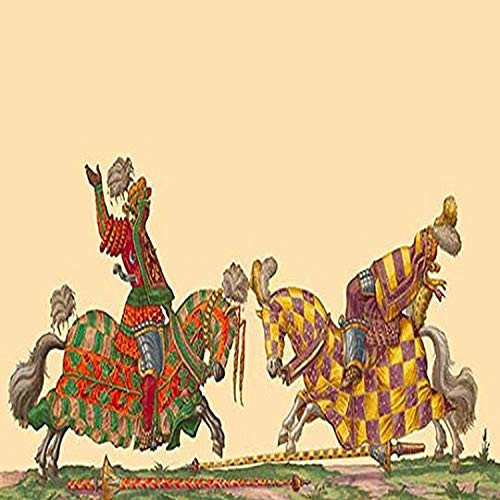Buyenlarge 0-587-29304-7-G1827 'Lances at The Thrust Between Knights' Giclee Fine Art Print, 18" x 27"