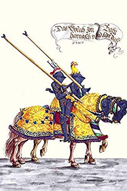 Buyenlarge 0-587-29318-7-G1624 German Knights in Horseback in Procession Fine Art Giclee Print, 16" x 24"