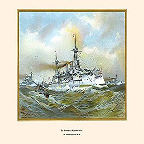 Buyenlarge Brandenburg Squadron at Sea - 8" X 12" Fine Art Giclee Print