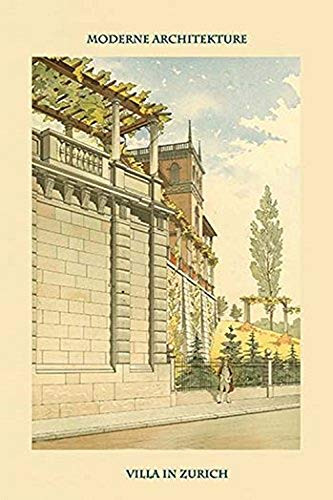 Buyenlarge 0-587-31097-9-G1624 Villa in Zurich, Switzerland Fine Art Giclee Print, 16" x 24"
