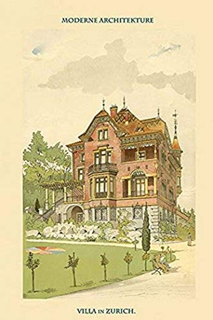 Buyenlarge 0-587-31106-1-G1624 Villa in Zurich, Switzerland Fine Art Giclee Print, 16" x 24" Buyenlarge 0-587-31106-1-G1624 Villa in Zurich, Switzerland Fine Art Giclee Print, 16" x 24"