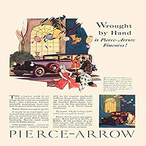 Buyenlarge 0-587-31294-7-G1827 'Pierce-Arrow' Giclee Fine Art Print, 18" x 27" Buyenlarge 0-587-31294-7-G1827 'Pierce-Arrow' Giclee Fine Art Print, 18" x 27"