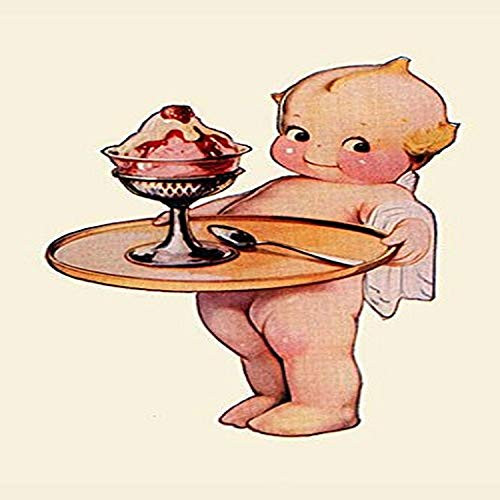 Buyenlarge 0-587-31501-6-G1827 'Cupie Doll Ice Cream' Giclee Fine Art Print, 18" x 27"