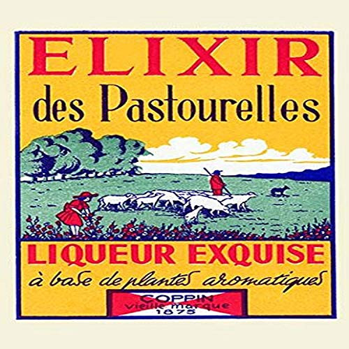 Buyenlarge 0-587-31654-3-G1827 'Elixir Des Pastourelles-Liqueur Exquise' Giclee Fine Art Print, 18" x 27"
