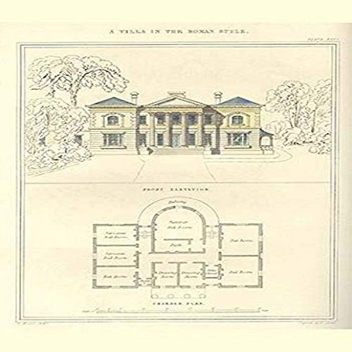 Buyenlarge 0-587-31735-3-P2030 Villa in The Roman Style' Paper Poster, 20 by 30-Inch