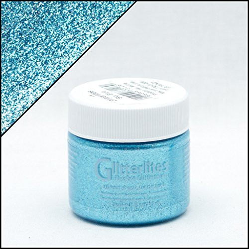 Angelus Paint Glitterlites 1 Oz Sky Blue
