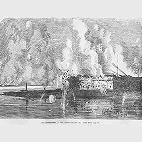 Buyenlarge 0-587-32471-6-G1827 'Bombardment of Fort Pulaski' Giclee Fine Art Print, 18" x 27" Buyenlarge 0-587-32471-6-G1827 'Bombardment of Fort Pulaski' Giclee Fine Art Print, 18" x 27"