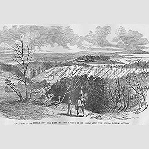 Buyenlarge 0-587-32668-9-G1827 'Encampment at Rolla, Missouri' Giclee Fine Art Print, 18" x 27"