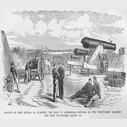 Buyenlarge New York Volunteers at Fort Runyon - 8" X 12" Fine Art Giclee Print Buyenlarge New York Volunteers at Fort Runyon - 8" X 12" Fine Art Giclee Print