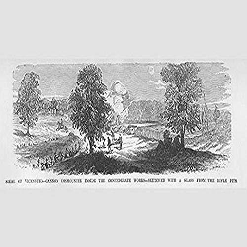 Buyenlarge Siege of Vicksburg - Cannon - 8" X 12" Fine Art Giclee Print