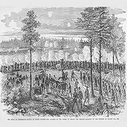 Buyenlarge Siege of Petersburg, Battle of Beam's Station - 8" X 12" Fine Art Giclee Print