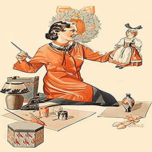 Buyenlarge 0-587-33366-9-G1827 'Christmas Girl' Giclee Fine Art Print, 18" x 27"